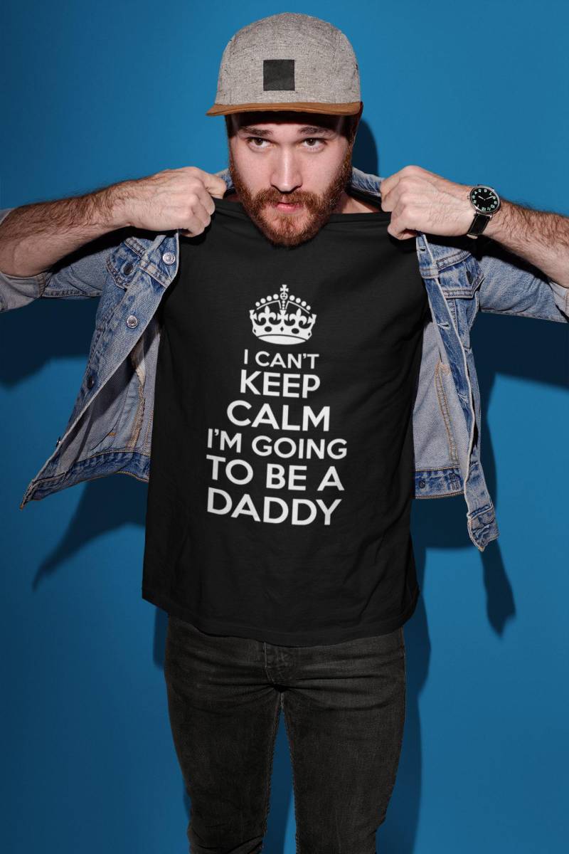 I Can't Keep Calm I'm Going To Be A Daddy Tshirt - Babyankündigung/Baby Reveal/Expectant Dad Geschenk/Dad Geschenk von RedLeaderUK