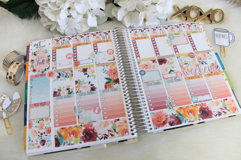 Herbst-Blüte, Eclp-Planer-Kit, Sticker von RedLyrics