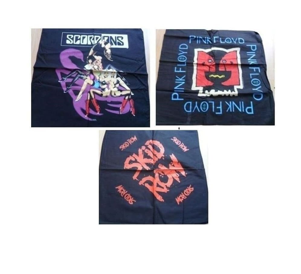 Bandana, Bandana Nach Wahl Skid Row/ Pink Floyd/ Scorpions/Kopftuch/ Bikertuch . Vintage Artikel Aus Den Frühen 80Er - 90Er Jahren Bandana, Bandana Nach Wahl Skid Row/ Pink Floyd/ Scorpions/Kopftuch/ Bikertuch . Vintage Artikel Aus Den Frühen 80Er - 90Er Jahren von RedMoonSales