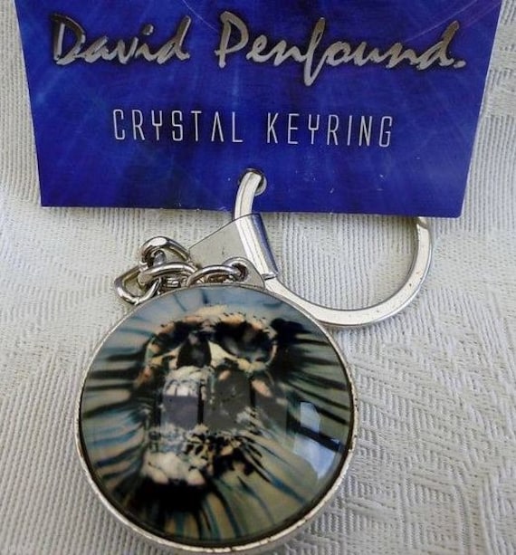 Totenkopf-Durchbruch-Kristall-Schlüsselanhänger/Schlüsselanhänger. Lizenziert, Artwork Von David Penfound. Ganz Neu Totenkopf-Durchbruch-Kristall-Schlüsselanhänger/Schlüsselanhänger. Lizenziert, Artwork Von David Penfound. Ganz Neu von RedMoonSales