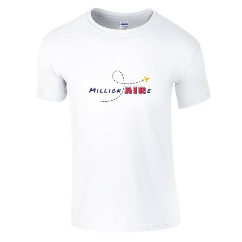 Fun T-Shirt - Nicht Nur Für Millionäre Spass T Shirt Mit Rundhalsausschnitt Mann Frau Geschenk Lustigen Aufdruck Airstaff von RedMountainStreet