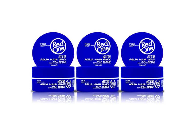 RedOne Haarwachs Haarwachs Styling Wax 150ml Blue, 3-tlg. von RedOne