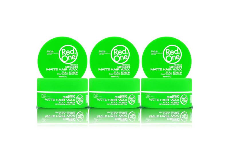 RedOne Haarwachs Haarwachs Styling Wax 150ml Matte, 3-tlg. von RedOne