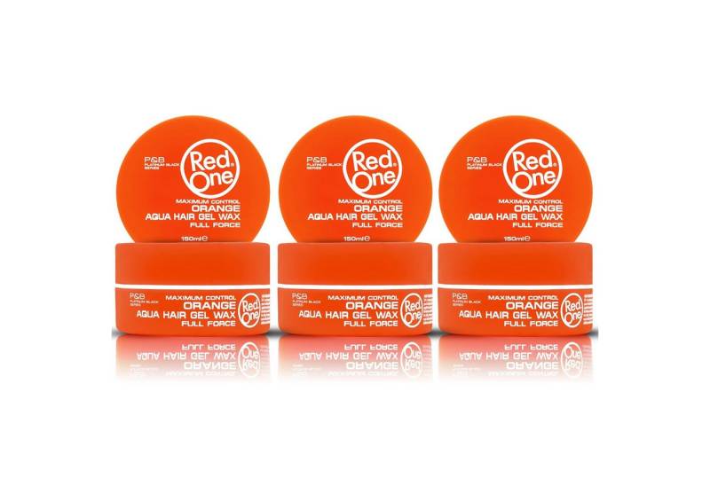 RedOne Haarwachs Haarwachs Styling Wax 150ml Orange, 3-tlg. von RedOne