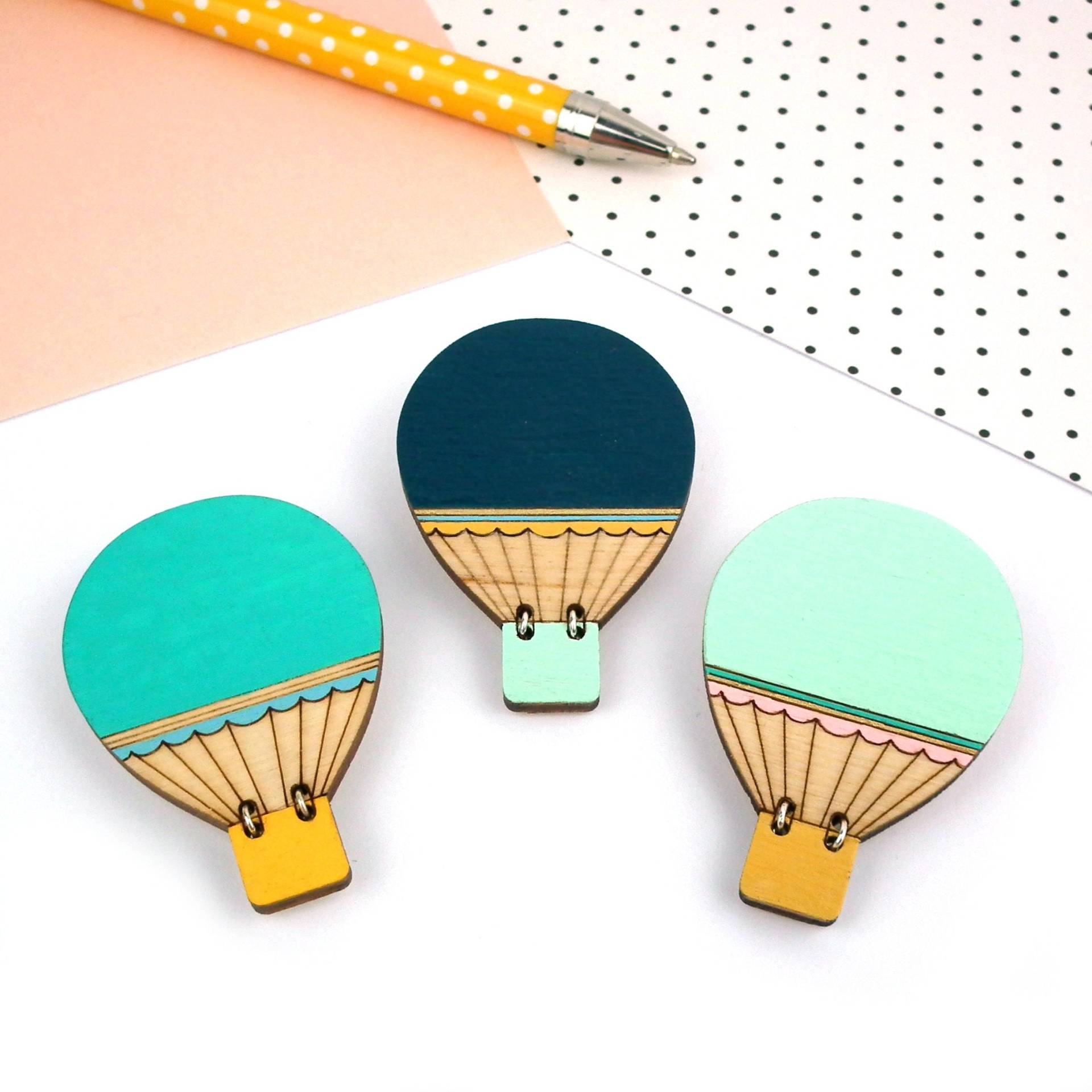 Hot Air Balloon Abzeichen von RedPaperHouse