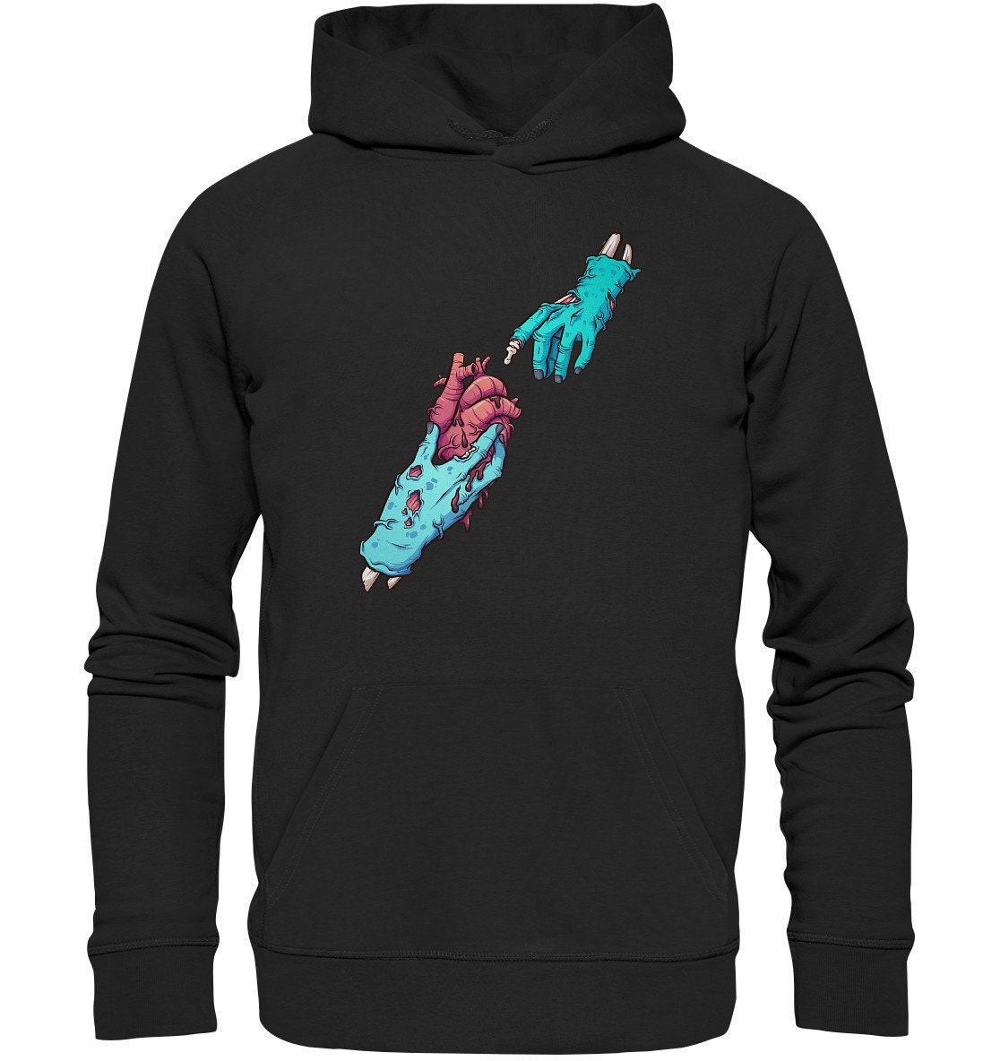Zombie Valentine - Organic Hoodie Zombie Valentine - Organic Hoodie von RedRidingHoodies