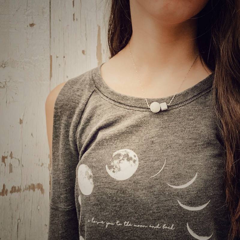 Beton Ball Und Würfel Halskette An Edelstahlkette, Natürlich, Boho, Minimalist Layering Beton Ball Und Würfel Halskette An Edelstahlkette, Natürlich, Boho, Minimalist Layering von RedShedDesignsShop