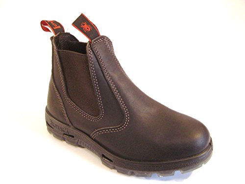 Redback USBOK Safety Work Boots aus Australien mit Stahlkappe - Unisex - Claret Brown UK 5.5 / EU 38.5 von RedbacK