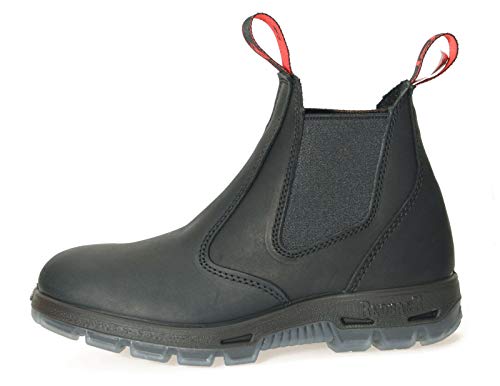 RedbacK USBBK Safety Work Boots aus Australien - mit Stahlkappe - Unisex | Black/Schwarz | UK 8.0 / EU 42.0 von Redback