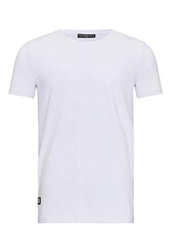 Herren T-Shirt Rundhals Regular Fit 1x Weiß L von Redbridge