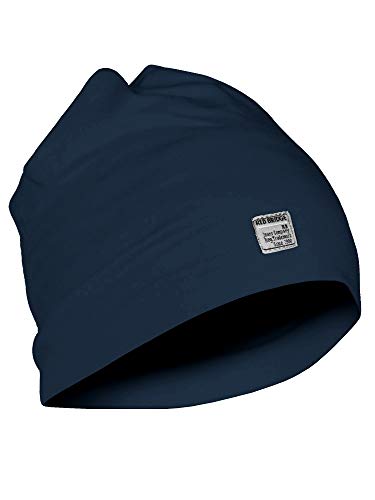 Mütze Unisex Beanie Basic für Herren und Damen Streetstyle Fashion Blau von Redbridge