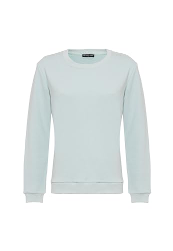 Redbridge Basic Sweatshirt Klassischer Pullover mit Rundhalsausschnitt Lässiger Stil Mint M von Redbridge