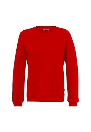 Redbridge Basic Sweatshirt Klassischer Pullover mit Rundhalsausschnitt Lässiger Stil Rot XXL von Redbridge