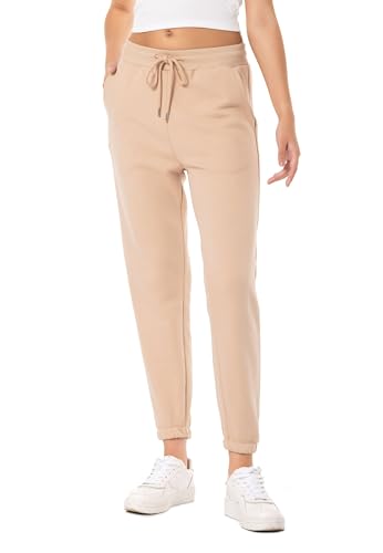 Red Bridge Damen Hose Jogginghose Freizeithose Sweat Pants Beige L von Redbridge