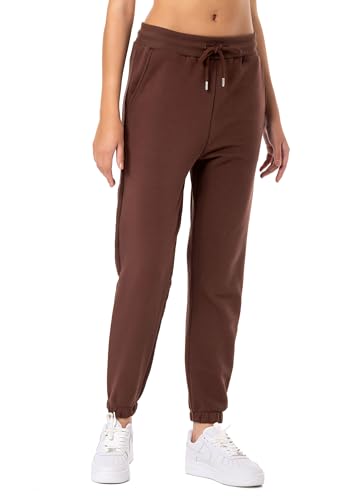 Red Bridge Damen Hose Jogginghose Freizeithose Sweat Pants Braun XXL von Redbridge