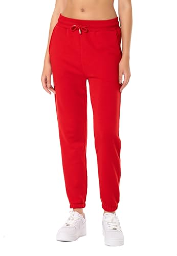Red Bridge Damen Hose Jogginghose Freizeithose Sweat Pants Rot XXL von Redbridge