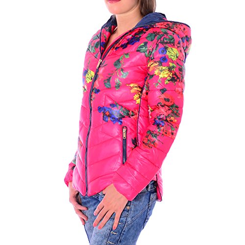 Red Bridge Damen Jacke leichte Daunenjacke Steppjacke Übergangsjacke R-42462 XS Fuchsia von Redbridge