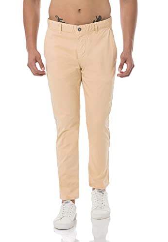 Redbridge Hose für Herren Chino-Hose Freizeithose Casual Business Stretch Pants Camel W30 L32 von Redbridge