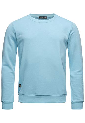 Red Bridge Herren Crewneck Sweatshirt Pullover Premium Basic,Blau-ii,L von Redbridge