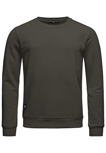 Red Bridge Herren Crewneck Sweatshirt Pullover Premium Basic,Khaki-ii,S von Redbridge