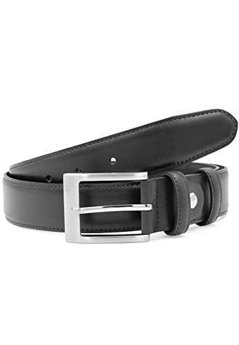 Red Bridge Herren Gürtel Echtleder Ledergürtel Leather Belt RBC Premium Black 100 von Redbridge