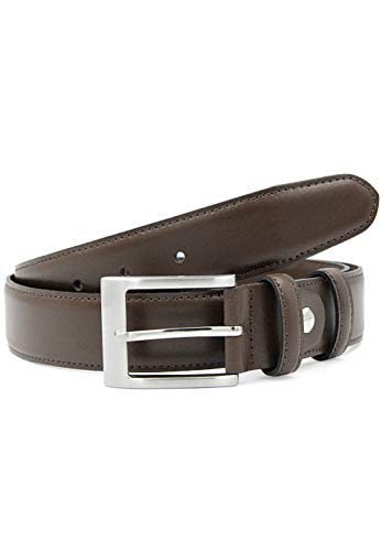 Red Bridge Herren Gürtel Echtleder Ledergürtel Leather Belt RBC Premium Brown 105 von Redbridge