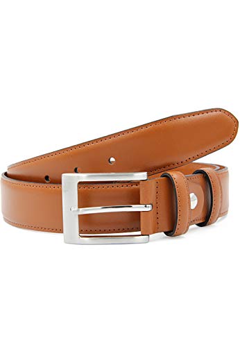 Red Bridge Herren Gürtel Echtleder Ledergürtel Leather Belt RBC Premium Taba 100 von Redbridge