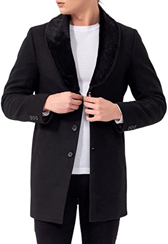 Red Bridge Herren Jacke Trenchcoat Mantel Schwarz L von Redbridge