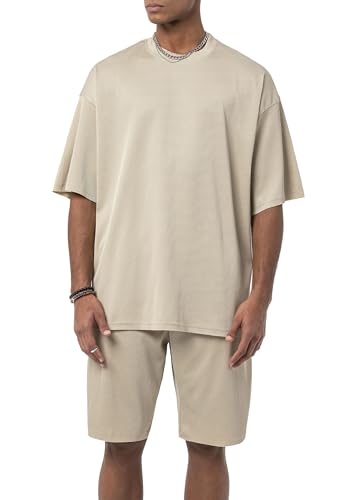 Red Bridge Herren Jogginganzug Kurzarm T-Shirt - Shorts Set Anzug Beige M Red Bridge Herren Jogginganzug Kurzarm T-Shirt - Shorts Set Anzug Beige M von Redbridge