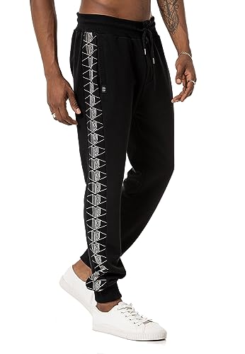 Red Bridge Herren Jogginghose Freizeithose Sporthose 3D-R Schwarz L von Redbridge