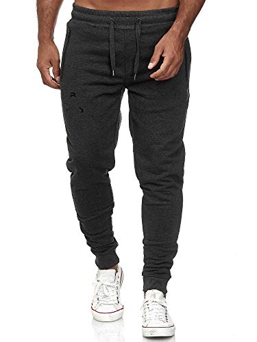 Red Bridge Herren Jogginghose Jogger Hose Freizeithose Sweat-Pants R-B-J M4236-Anthrazit-M von Redbridge