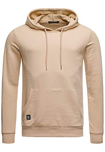 Red Bridge Herren Kapuzenpullover Hoodie Premium Basic,Beige-i,L von Redbridge