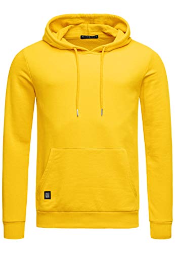 Red Bridge Herren Kapuzenpullover Hoodie Premium Basic,Gelb-i,M von Redbridge