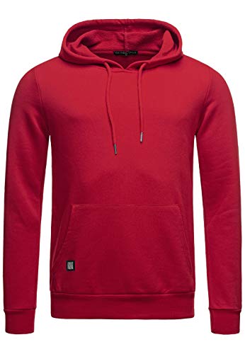 Red Bridge Herren Kapuzenpullover Hoodie Premium Basic Bordeaux 4XL von Redbridge