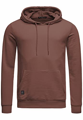 Red Bridge Herren Kapuzenpullover Hoodie Premium Basic Braun M von Redbridge