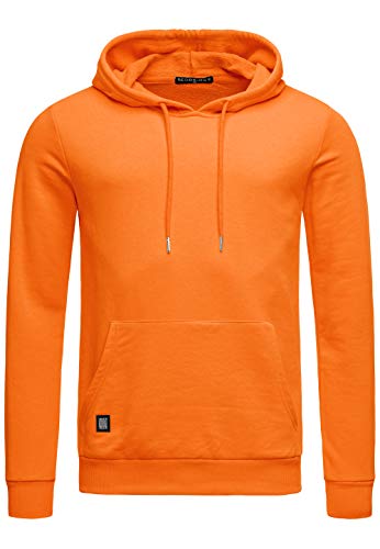 Red Bridge Herren Kapuzenpullover Hoodie Premium Basic Orange 3XL von Redbridge