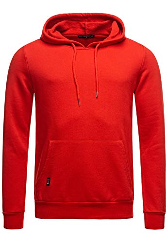 Red Bridge Herren Kapuzenpullover Hoodie Premium Basic Rot 4XL von Redbridge