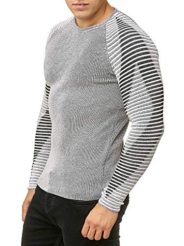 Redbridge Herren Pullover Strickpullover Longsleeve Slim Fit Diamond Weiß XXL von Redbridge