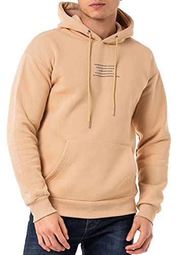 Red Bridge Herren Pullover Kapuzenpullover Hoodie Hard 2 Handle Beige L von Redbridge