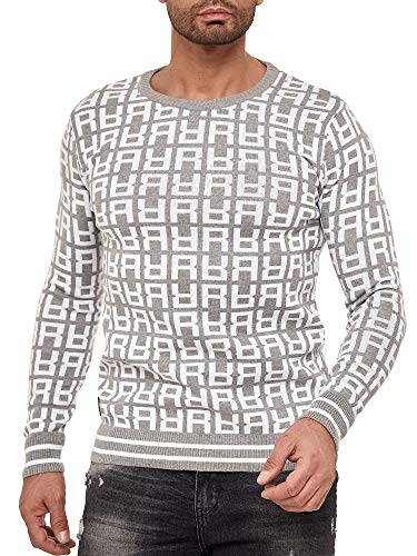 Red Bridge Herren Pullover Strickpullover Allover R Grau S von Redbridge