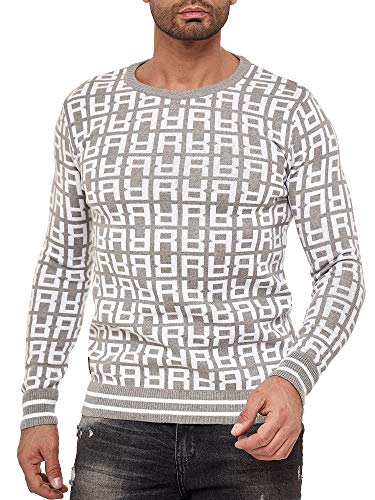 Red Bridge Herren Pullover Strickpullover Allover R Grau XXL von Redbridge