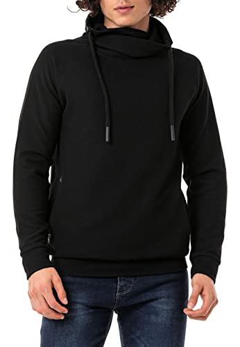 Redbridge Herren Pullover Sweatshirt Schalkragen Hoher Kragen Schwarz XXL von Redbridge