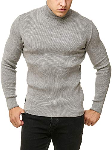 Red Bridge Herren Rollkragen Pullover Sweatshirt Strickpullover Grau S von Redbridge