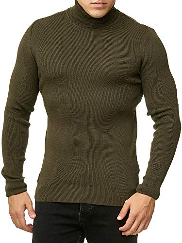 Red Bridge Herren Rollkragen Pullover Sweatshirt Strickpullover Khaki L von Redbridge