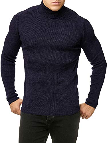 Red Bridge Herren Rollkragen Pullover Sweatshirt Strickpullover Navy M von Redbridge