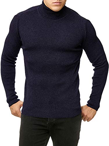 Red Bridge Herren Rollkragen Pullover Sweatshirt Strickpullover Navy XL von Redbridge