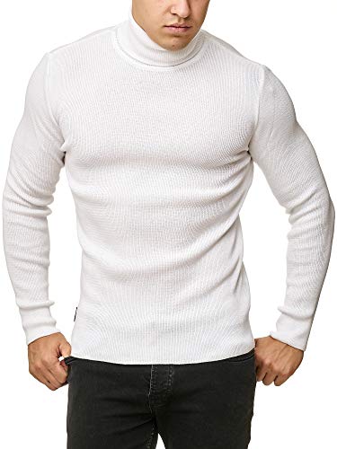 Red Bridge Herren Rollkragen Pullover Sweatshirt Strickpullover Weiß M von Redbridge