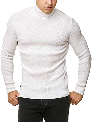 Red Bridge Herren Rollkragen Pullover Sweatshirt Strickpullover Weiß XL von Redbridge
