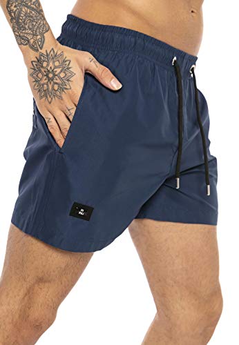 Redbridge Herren Badehose kurz Badeshorts schnelltrocknend Dunkelblau S von Redbridge