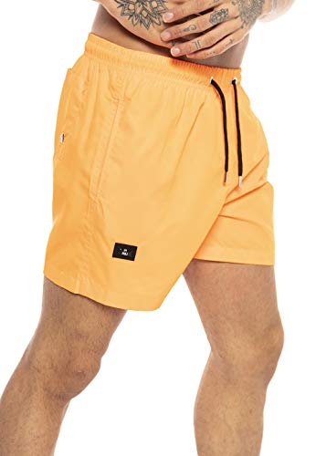 Redbridge Herren Badehose kurz Badeshorts schnelltrocknend Orange XXL von Redbridge